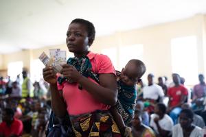 Program participant receives cash