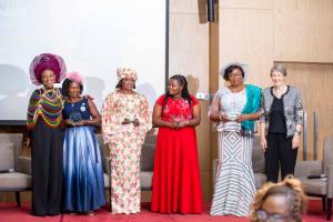 Mary Brown celebrates the Heroines of Health Award