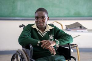 Malawi patient living with paraplegia 