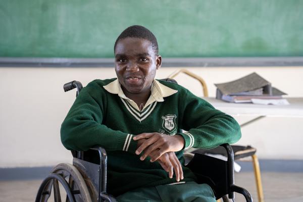 Malawi patient living with paraplegia 