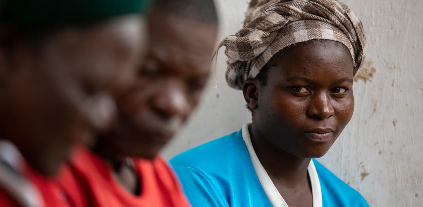 Community Health Workers visit a family