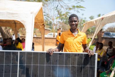 Official Hand over of Solar Panel