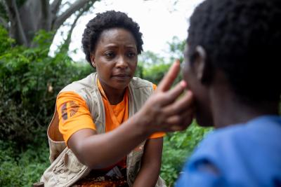 PIH staff member provides medical services
